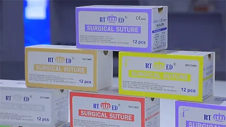 Fil de suture et Aiguilles pour chirurgie mini-invasive